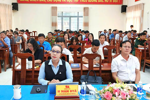 Xã Ea Ô tham dự Hội nghị toàn quốc quán triệt và triển khai thực hiện Nghị quyết Hội nghị lần thứ ba Ban Chấp hành Trung ương Đảng khóa XIV